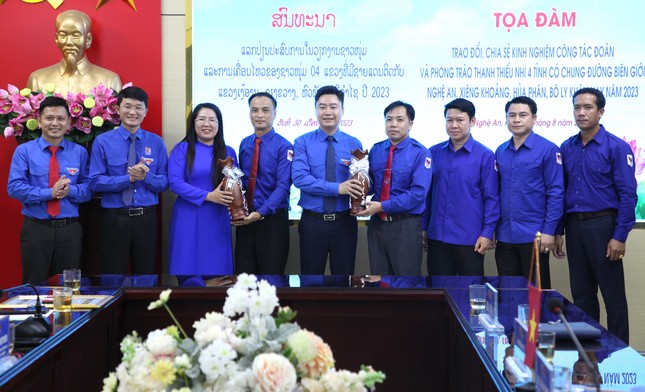 Tỉnh Đoàn Nghệ An và 3 tỉnh nước Lào ký biên bản ghi nhớ, phối hợp hoạt động ảnh 6
