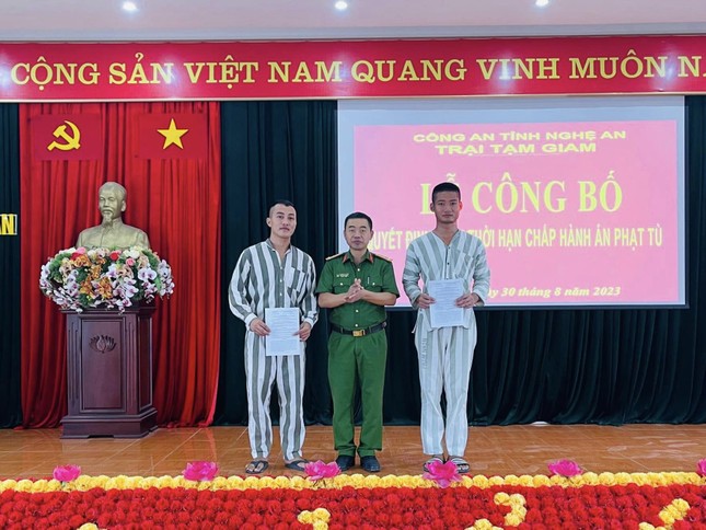 Hơn 1.100 phạm nhân tại Nghệ An được giảm án dịp Quốc khánh 2/9 ảnh 2