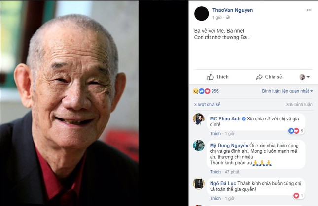 MC Thảo Vân nghẹn ngào hát cho bố nghe trước khi ông qua đời ảnh 1