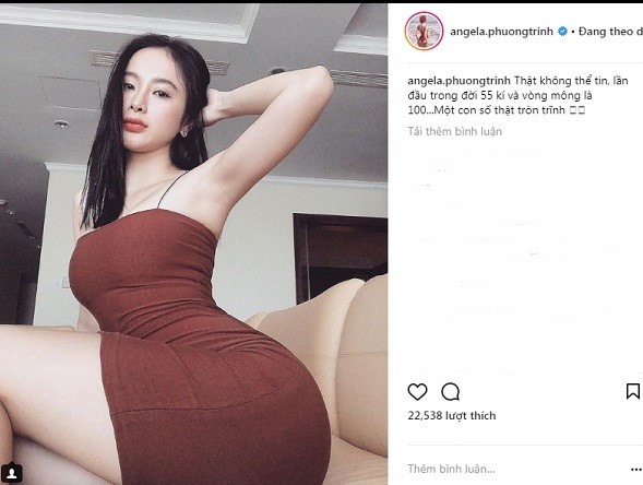Angela Phương Trinh tuyên bố vòng 3 tròn 1m, 'đánh bại' mỹ nhân nào? ảnh 1