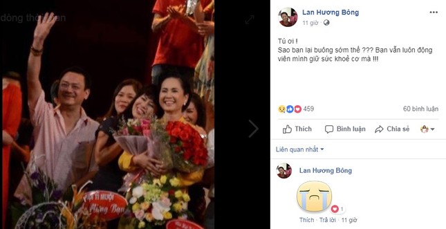 Xót xa những dòng tiễn biệt NSND Anh Tú của nghệ sĩ Việt ảnh 3