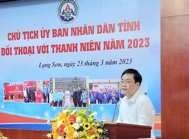 Chủ tịch UBND tỉnh Lạng Sơn đối thoại với thanh niên: 'Nóng' vấn đề việc làm, khởi nghiệp ảnh 6