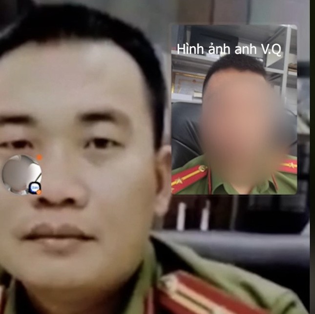 Phản ứng của kẻ lừa đảo khi gọi video call đụng đúng công an ảnh 1