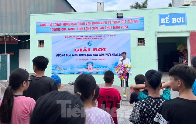 Vận động viên nhí tham gia Đường đua xanh xứ Lạng ảnh 1