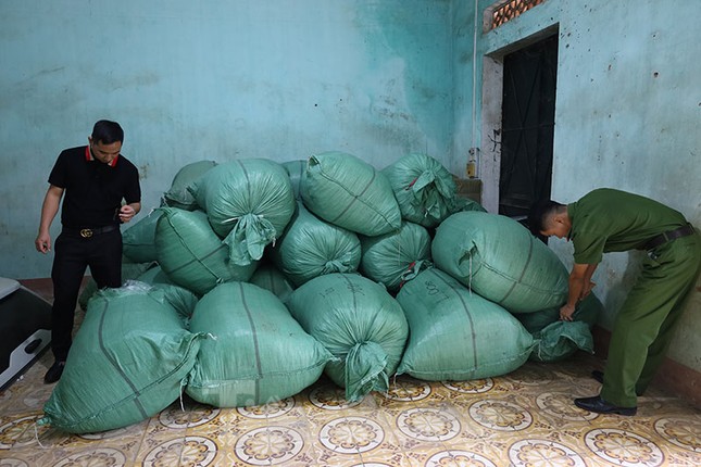 Ngăn chặn trên 1,3 tấn giun đất khô chuẩn bị xuất bán sang Trung Quốc ảnh 1