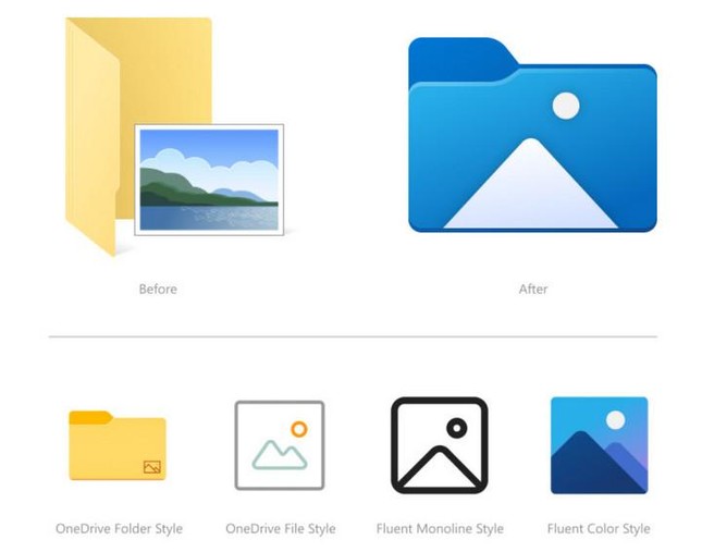 Windows 10 có bộ biểu tượng File Explorer mới ảnh 2