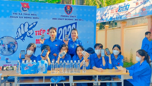 Đi tiếp sức mùa thi, đoàn viên thi tìm hiểu Nghị quyết Đại hội Đoàn ảnh 11