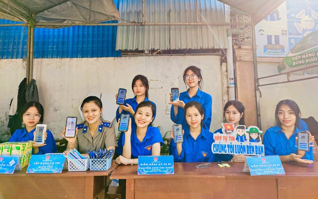 Đi tiếp sức mùa thi, đoàn viên thi tìm hiểu Nghị quyết Đại hội Đoàn ảnh 2