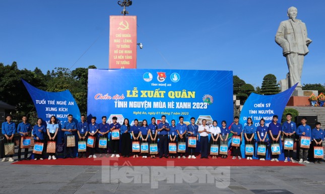 Xuất quân Chiến dịch tình nguyện Mùa hè xanh 2023 ảnh 6