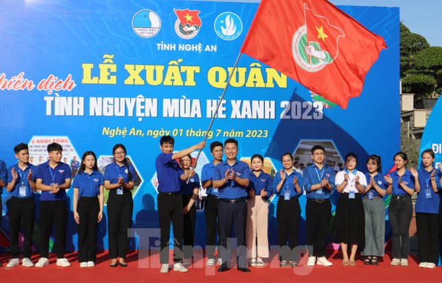 Xuất quân Chiến dịch tình nguyện Mùa hè xanh 2023 ảnh 7