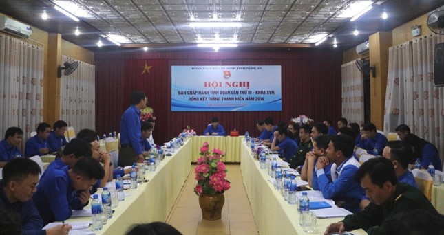 Nghệ An: Khen thưởng 21 tập thể xuất sắc trong tháng thanh niên 2018 ảnh 1