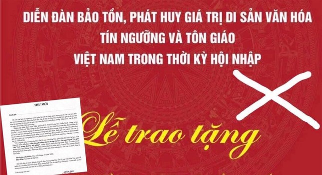 Yêu cầu dừng tổ chức diễn đàn có dấu hiệu lợi dụng tín ngưỡng để trục lợi ảnh 1