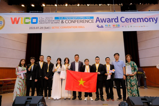 Việt Nam giành huy chương vàng Olympic Phát minh và sáng chế khoa học ảnh 1