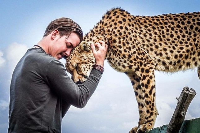 Quit a high-paying job to go to Africa to live and play with wild animals photo 7
