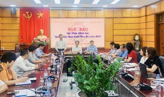 Thảo luận 9 nhóm vấn đề lớn trong dự thảo Luật Thủ đô sửa đổi ảnh 2