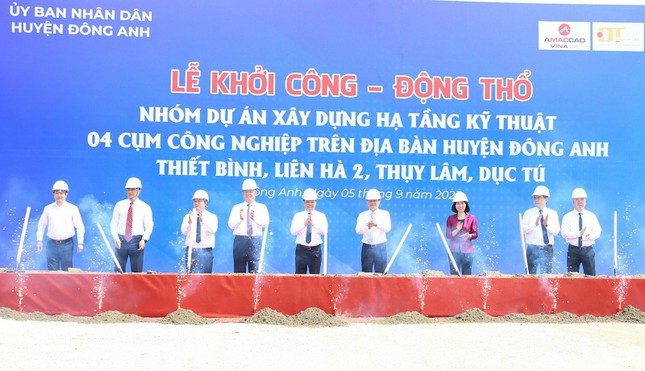 Hà Nội khởi công 4 cụm công nghiệp tại Đông Anh ảnh 1