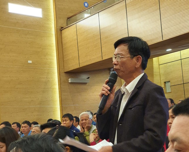Lãnh đạo Thành ủy Hà Nội đối thoại với người dân khu xử lý rác Nam Sơn ảnh 1