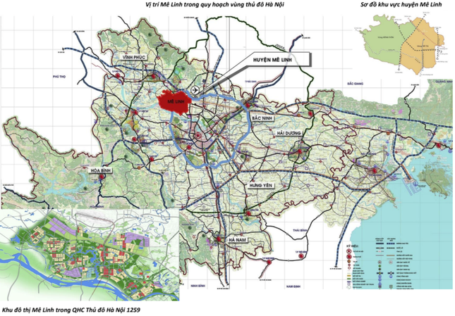 Quy hoạch Mê Linh: Lấy trục Vành đai 4 làm lợi thế để trở thành trung tâm giao thương quốc tế ảnh 2