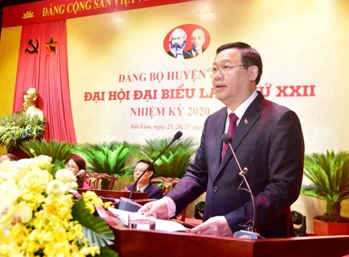 Hà Nội có bí thư đầu tiên bầu trực tiếp tại Đại hội Đảng cấp huyện ảnh 1