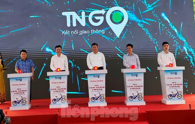 Khai trương dịch vụ xe đạp công cộng tại Hà Nội ảnh 1