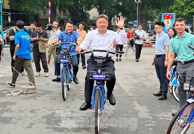 Khai trương dịch vụ xe đạp công cộng tại Hà Nội ảnh 3
