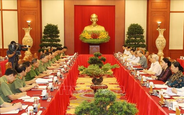 Tổng Bí thư, Chủ tịch nước làm việc với Đảng ủy Công an Trung ương ảnh 2