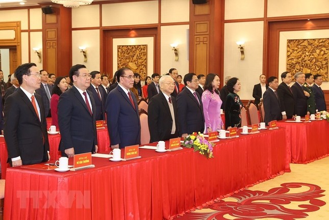 Trao Huy hiệu 55 năm tuổi Đảng tặng Tổng Bí thư Nguyễn Phú Trọng ảnh 3