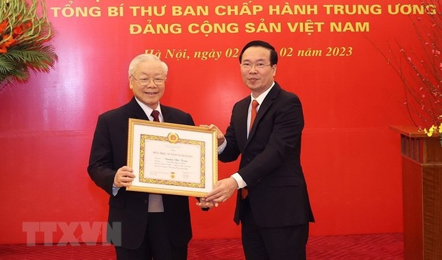 Tổng Bí thư Nguyễn Phú Trọng: Nguyện suốt đời phấn đấu, hy sinh để xứng đáng là một đảng viên ảnh 1