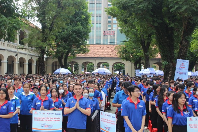 Hơn 3.000 sinh viên tình nguyện TPHCM tham gia Tiếp sức mùa thi ảnh 2