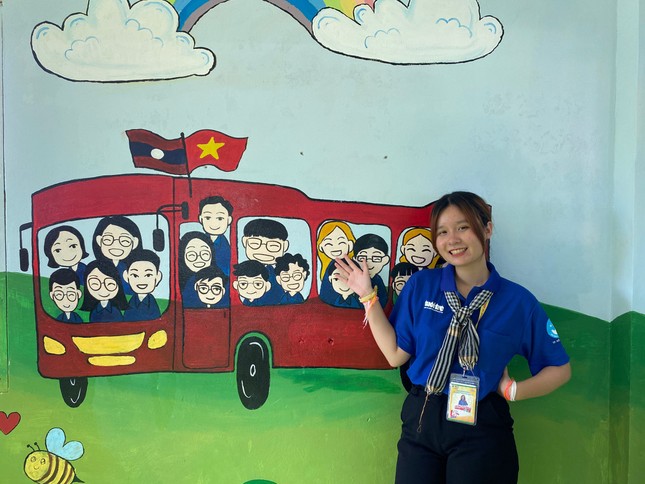 Hành trình chuyến đi tình nguyện Hè tại Lào của nữ sinh Nhân văn ảnh 3