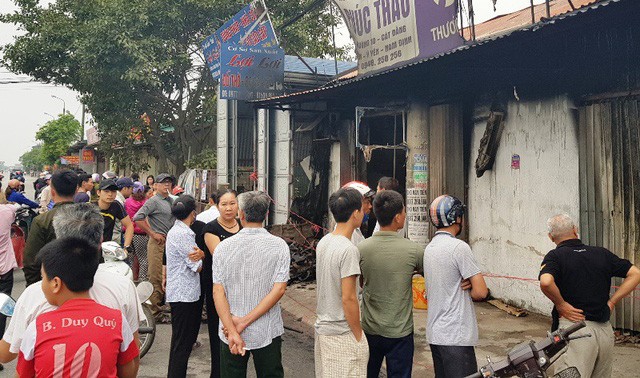 Nam Định: Cháy cửa hàng điện lạnh, 3 mẹ con tử vong ảnh 2