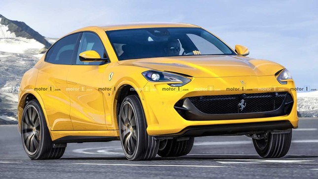 Siêu SUV đầu tiên của Ferrari lộ diện ảnh 1