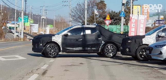 Bán tải Hyundai Santa Cruz lộ ảnh chạy thử ảnh 2