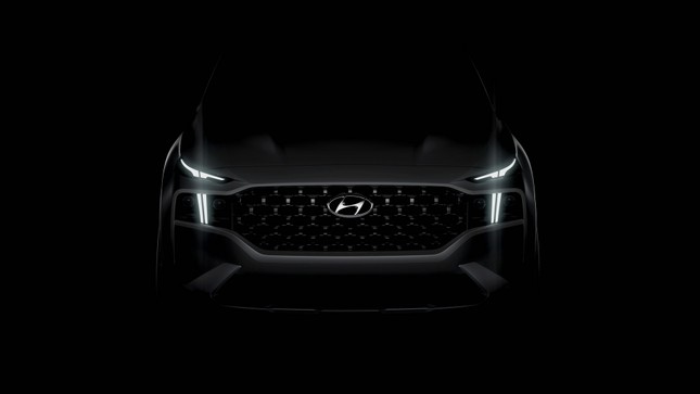 Hyundai tung ảnh ban đầu về Santa Fe 2021 ảnh 1