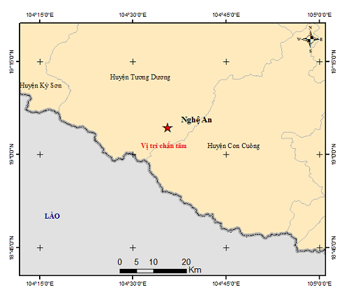 Động đất mạnh ở Nghệ An, người dân choáng váng ảnh 1
