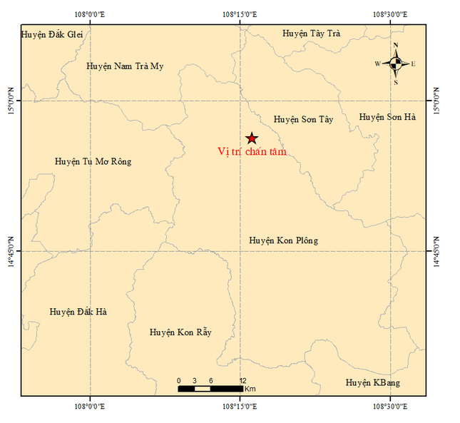 14 trận động đất trong một ngày ở Kon Tum ảnh 2