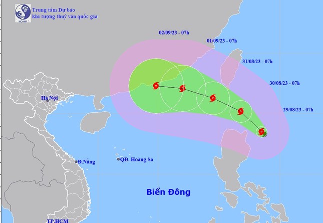 Bão Sao La sắp vào Biển Đông, cường độ rất mạnh ảnh 1