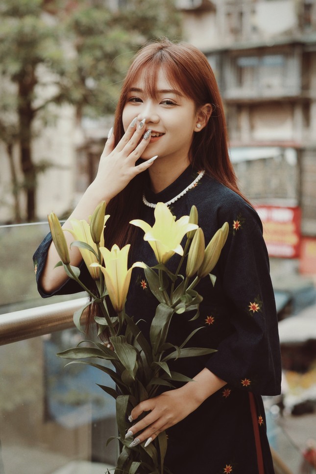Nữ sinh 2K3 mang nét hoài cổ vào bộ ảnh đón Tết cổ truyền ảnh 7