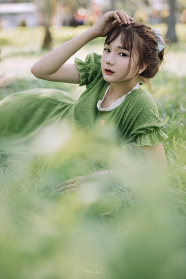 Nữ sinh 10X Bình Dương sở hữu nhan sắc ngọt ngào tựa “búp bê lai” ảnh 5