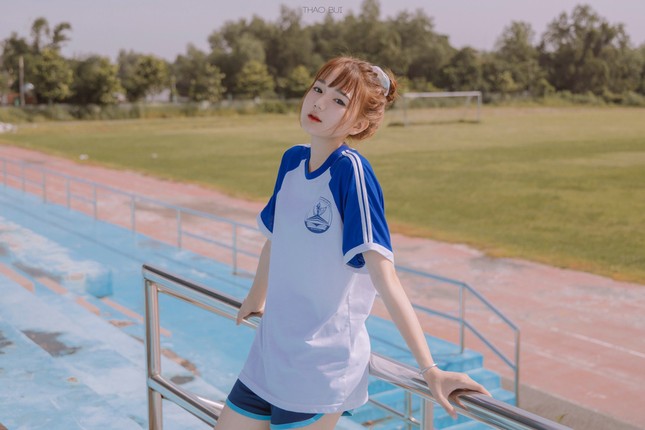 Nữ sinh 10X Bình Dương sở hữu nhan sắc ngọt ngào tựa “búp bê lai” ảnh 8