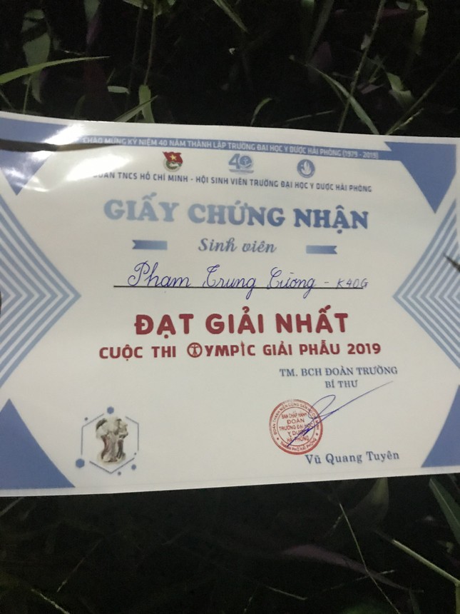 Ước mơ là một bác sĩ có tâm có tài trong tương lai của nam sinh 22 tuổi quê Hải Dương ảnh 4