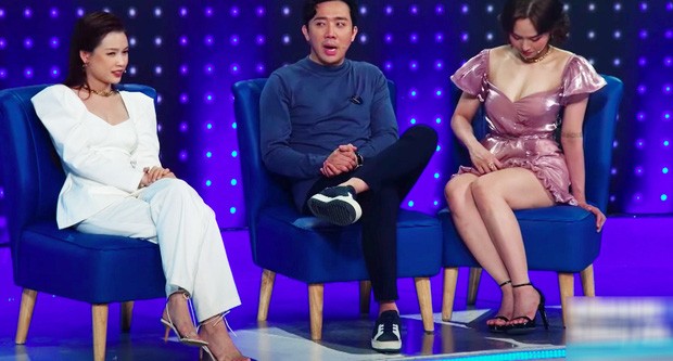 Mặc váy ngắn khoe vóc dáng, Miu Lê suýt “lộ hàng” trên sóng truyền hình ảnh 8