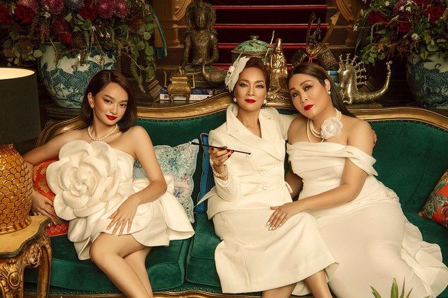 Hồng Vân, Lê Khanh, Kaity Nguyễn hóa chị em sang chảnh trong “Gái già lắm chiêu” phần mới ảnh 3