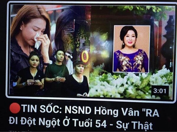 Nghệ sĩ Hồng Vân không giấu được bức xúc khi bị nhiều người tung tin cô đã qua đời ảnh 2