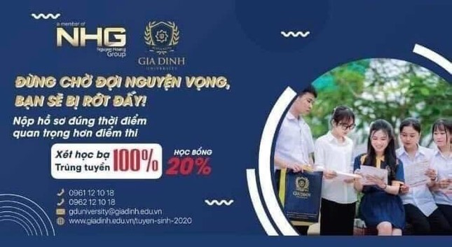 Trường ĐH Gia Định nhắn tin chê điểm thấp rồi mời thí sinh xét tuyển vào trường ảnh 2