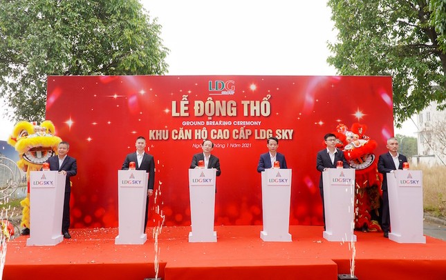 Động thổ khu căn hộ cao cấp LDG Sky do LDG Group đầu tư ảnh 1