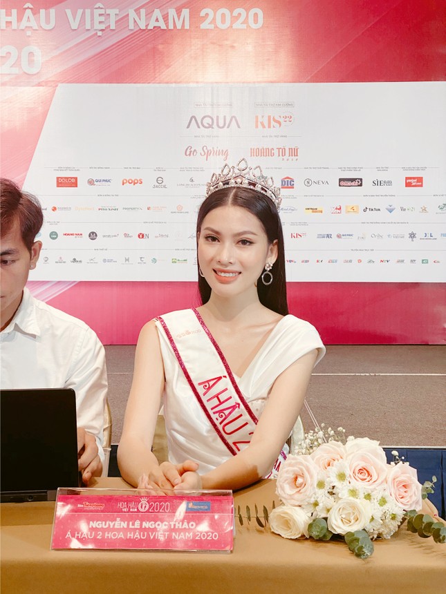 Top 3 Hoa Hậu Việt Nam 2020 lần đầu xuất hiện sau đăng quang, sẵn sàng giao lưu trực tuyến ảnh 5