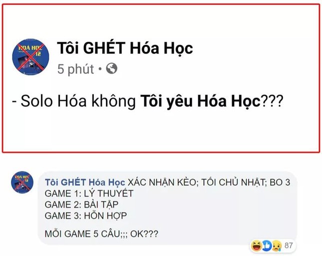Kẻ ghét người yêu Hóa học 'cà khịa' bằng thơ, so tài cao thấp hút cộng đồng mạng ảnh 2