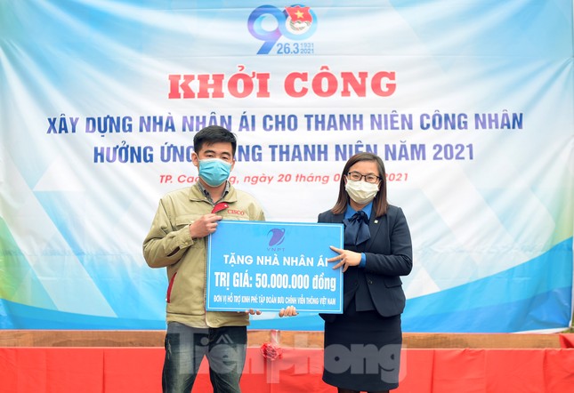 Khởi công Nhà 100 đồng, Nhà Nhân ái tặng thanh niên vùng cao có hoàn cảnh khó khăn ảnh 5