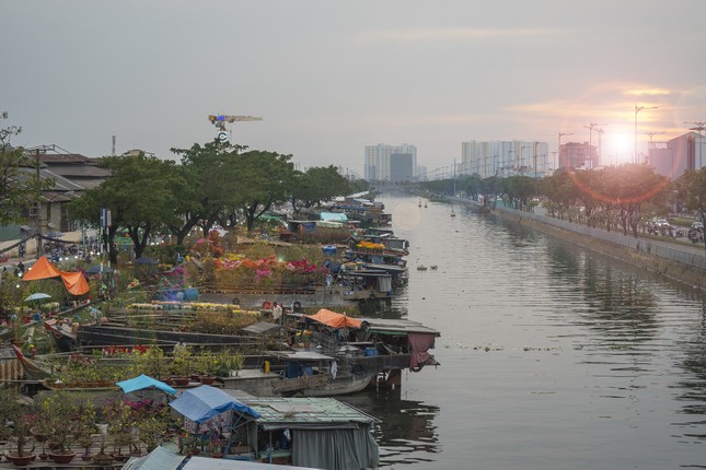 Chợ hoa ‘trên bến dưới thuyền’ hối hả chạy tết từ sáng đến tối ảnh 15